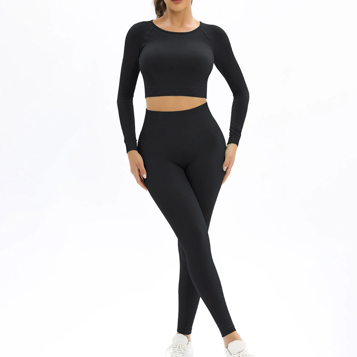 workout Women Seamless Yoga Set Active w High Women's Sets r Comfortable Breathable Custom Logo