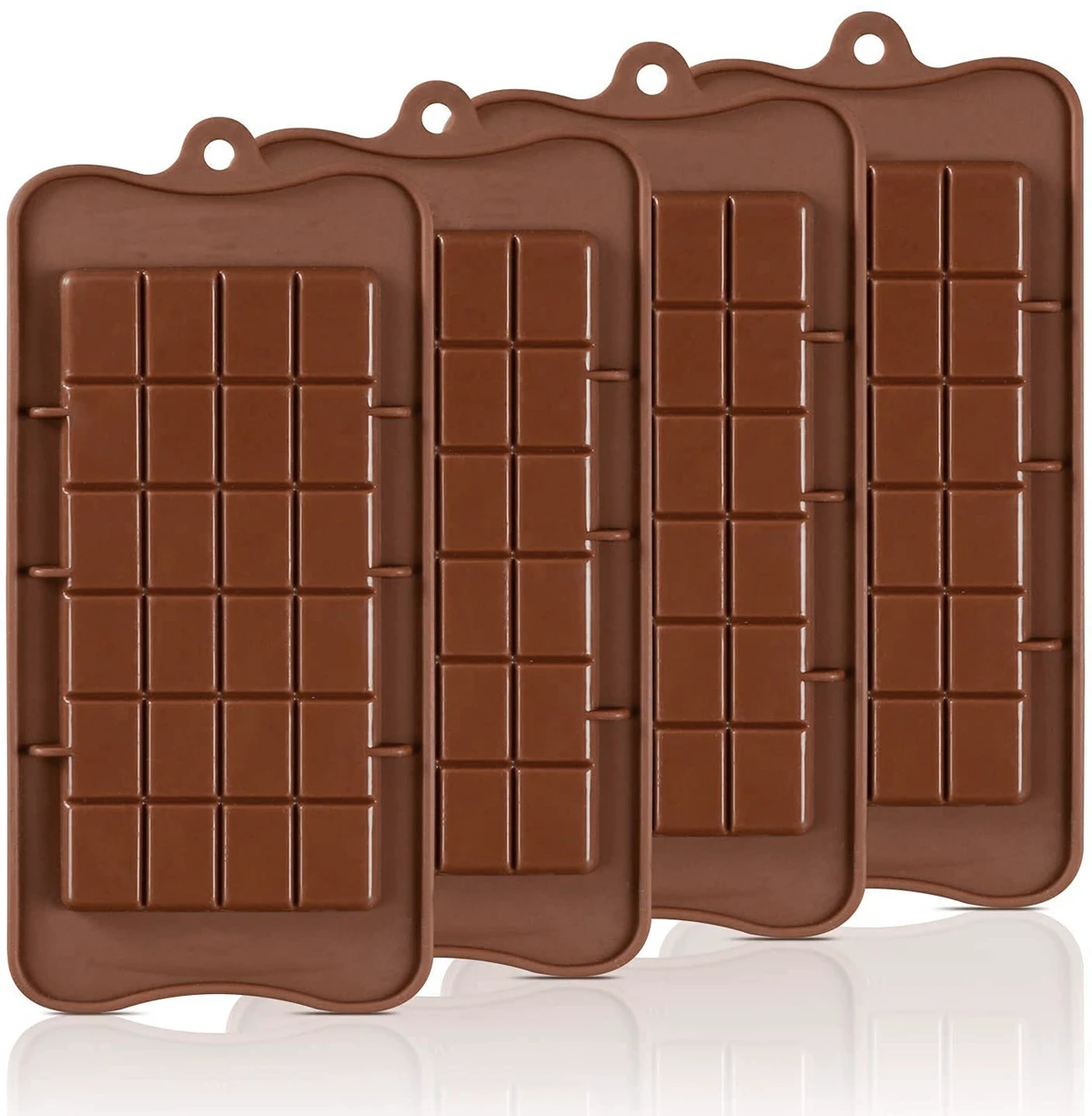 Wholesale Classical Design Custom Chocolate Bar Mold High Quality Silicone Mold for Chocolate Bar