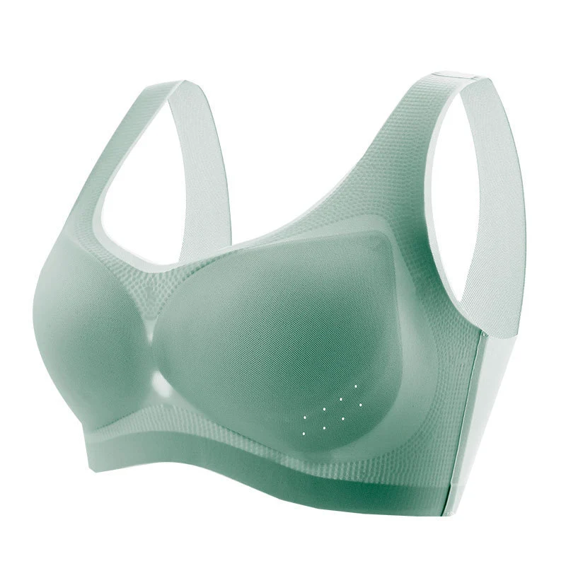 Shanhao Plus Size Seamless Bra Women's Summer Ultra-Thin Seamless Underwear Wireless Anti-Sagging U-back Seamless Bra