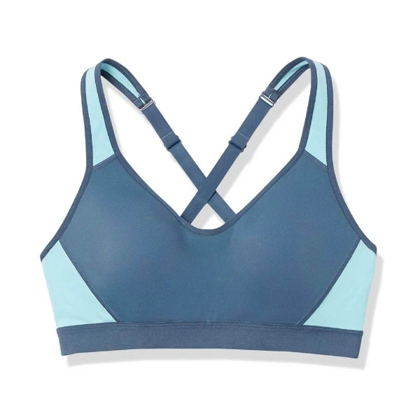 Custom Women Plus Size Reversible Print Sports Bra Lightweight Stretch Cross-Back Medium Support Activewear Yoga Gym Adjustable