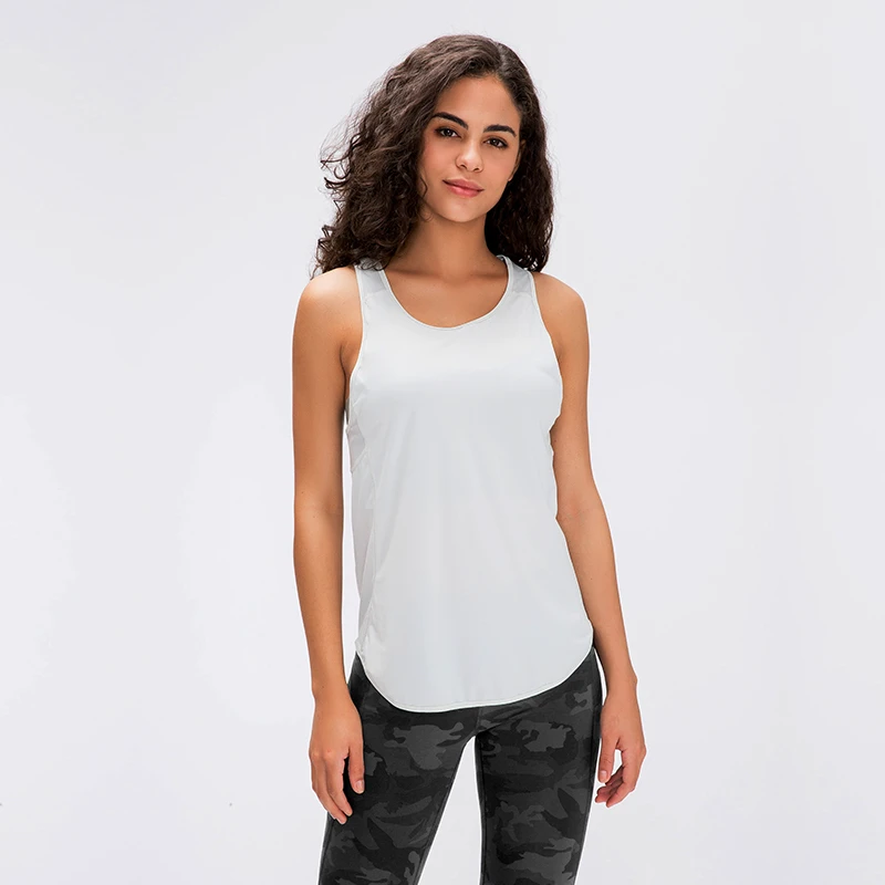Keep a Stock Fitness Women's tank Tops Women Yoga Vest Solid Color Sleeveless Quick Dry Breathable Running Workout Top