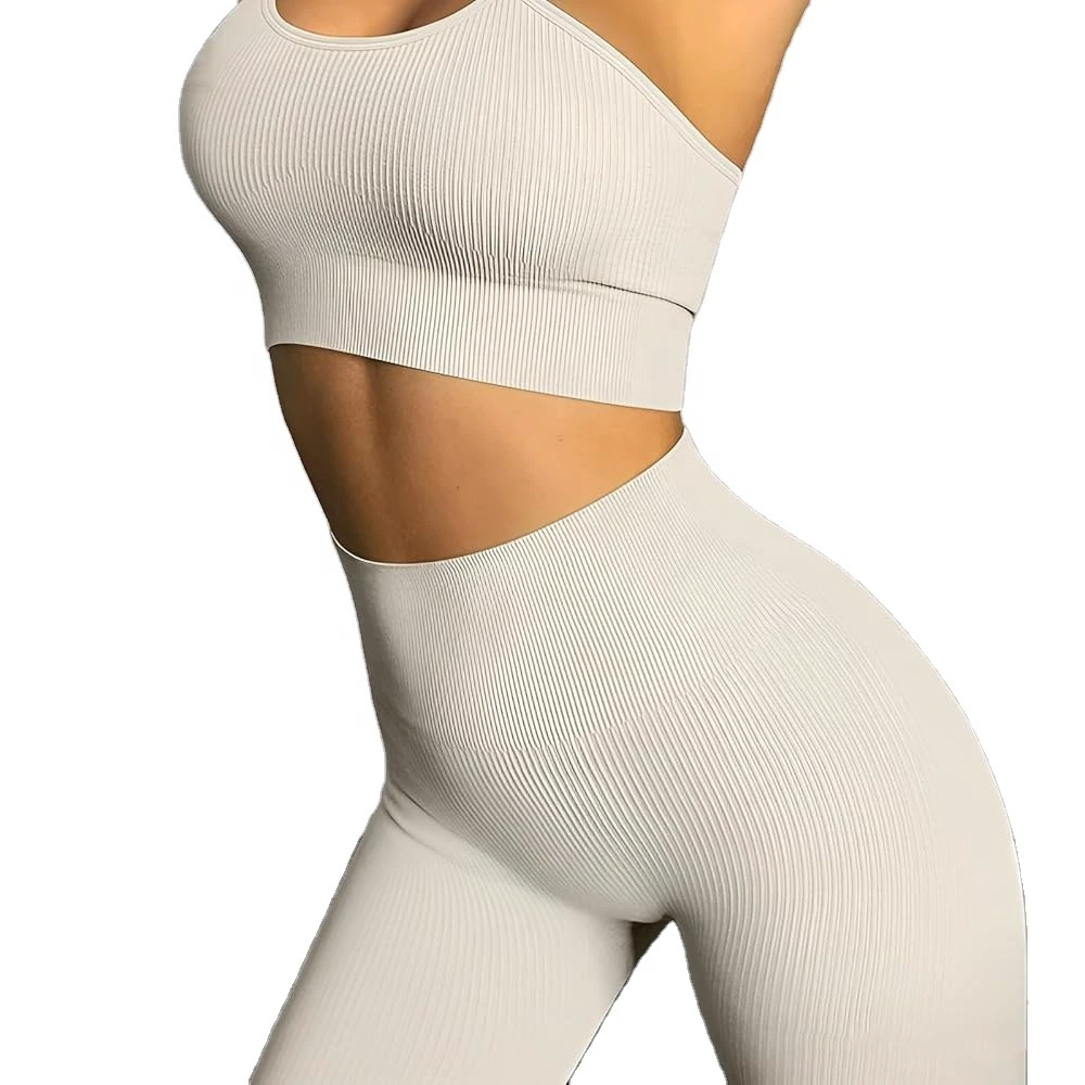 custom Gym Yoga Shark Style Clothing Drying Yoga Pants Hip Lift Bras Fitness Set Solid Color Bra Pilates Women