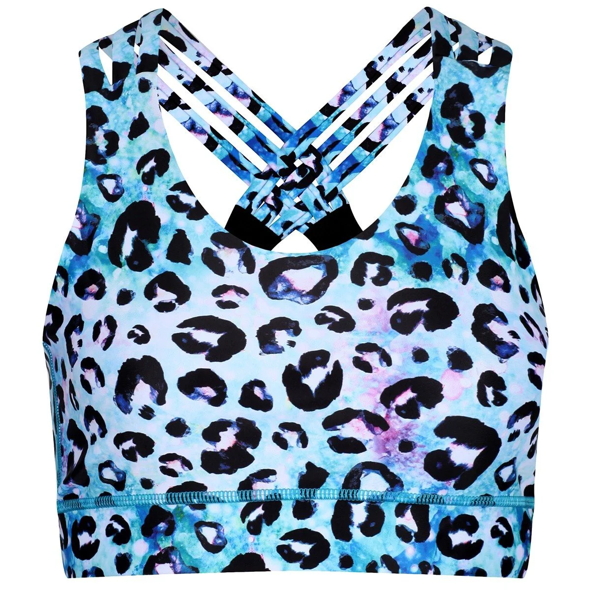 Custom Wholesale U-NECK High Support Breathable Sports Bra Beautiful Back Yoga & Running Fitness Top for Women