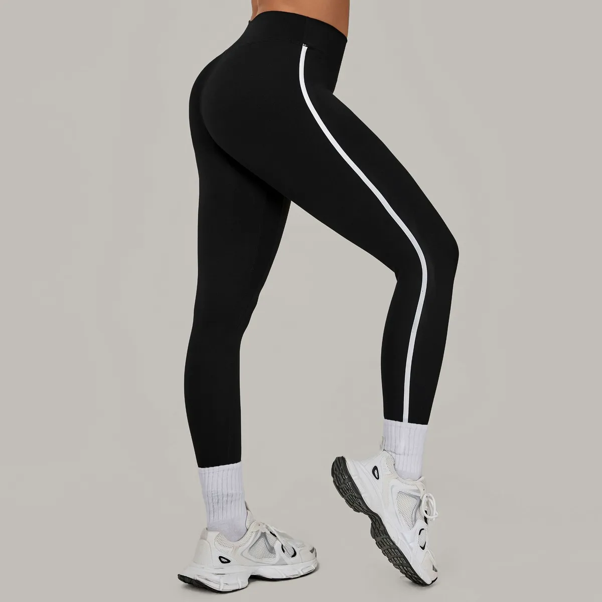 Running Quick-drying Breathable Outer Wear Sports Pants High Waist Hip Lift Yoga Leggings for Women