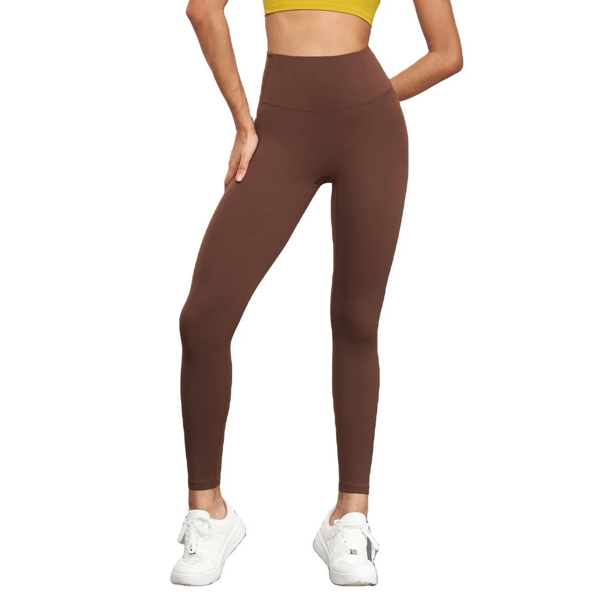 Women High Waist Yoga 5A Antibacterial Leggings Feeling Athletic Wear Tummy Control Breathable Butt Lift Fitness Tights