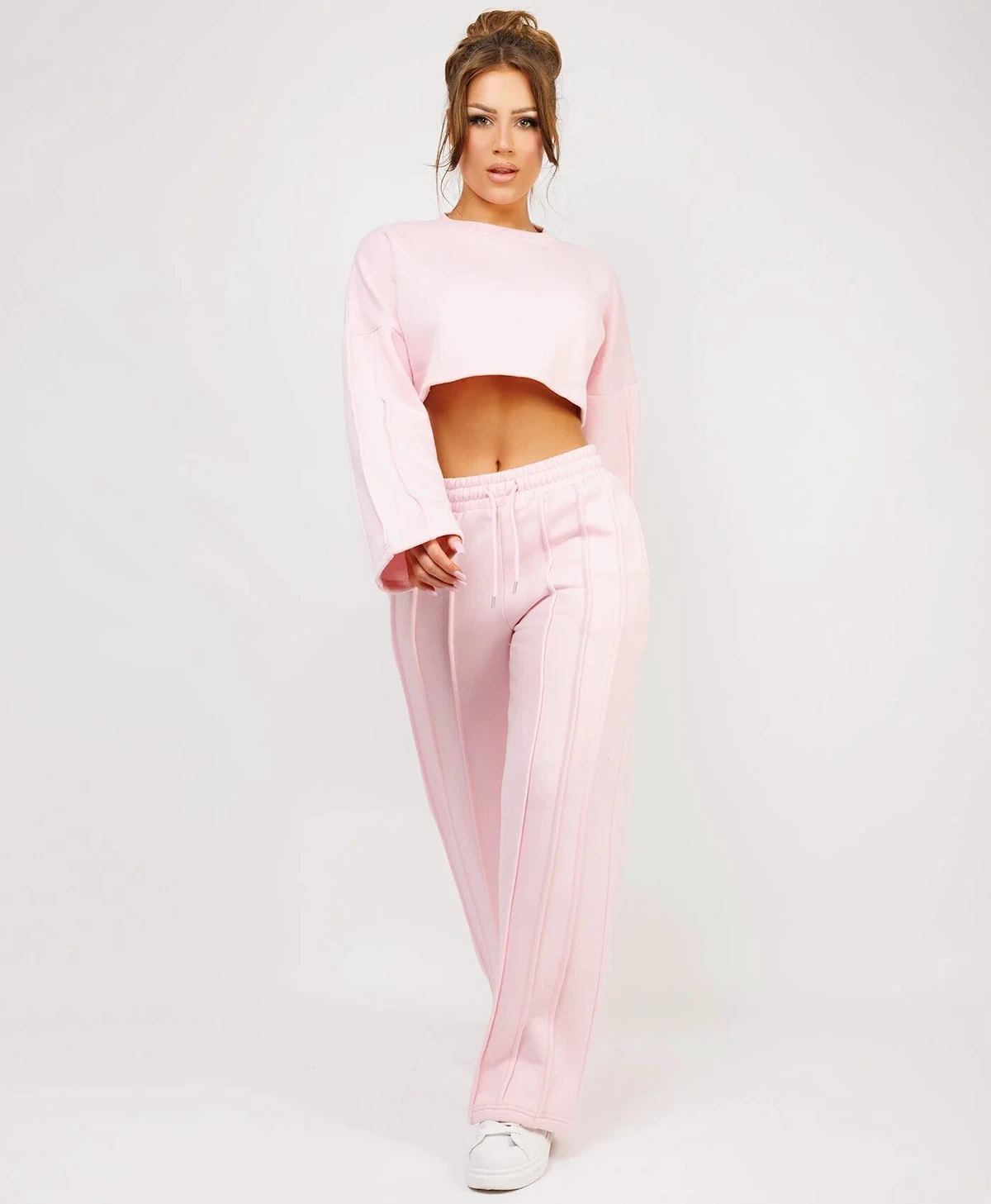 High Quality Custom Screen Print Fleece Joggers Men Women Wide Leg Sweatpants Baggy Stacked Flared Winter Waterproof Breathable