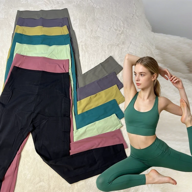 Custom Logo High Waist Seamless Fitness Calf Length Leggings Women Fitness Outerwear Push up Workout Gym Leggings Yoga Pants