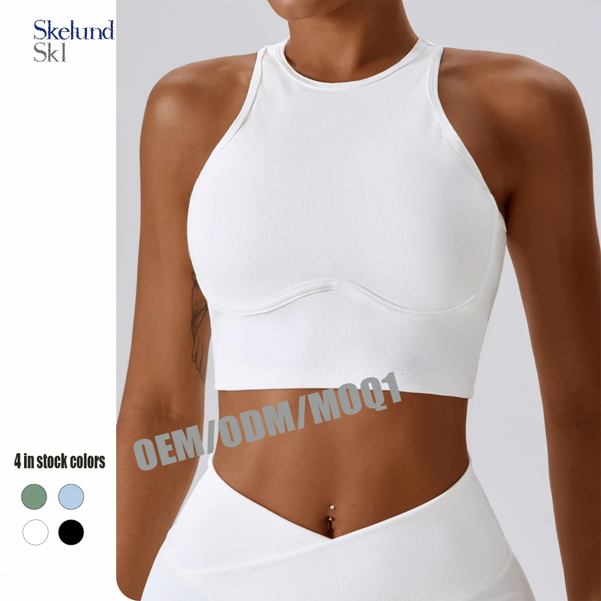 Wholesale Customized High Quality Shockproof I-shaped Hollow Back Tight Sports Yoga Bra High Stretchy Vest Women Active Wear