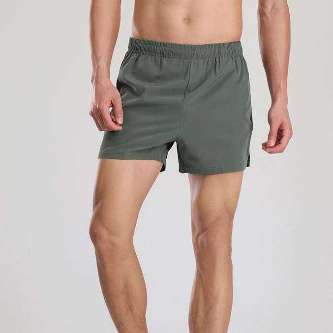 Blank Men Gym Sportswear 5 Inch Shorts With Pockets Summer Quick Dry Training Jogger Fitness Shorts