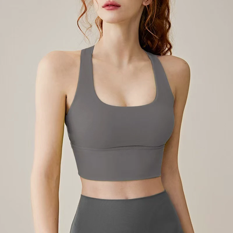 A6 Sports bra for women suitable for all seasons, providing shock absorption during running, yoga and fitness activities.