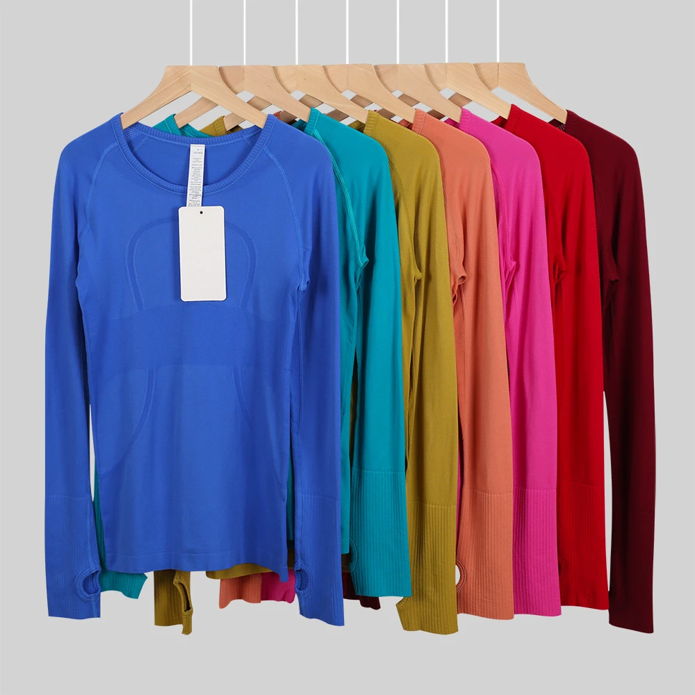 Correct Edition L Brand Define Style Women Yoga t Shirt Long Sleeve O Neck Fitness Gym Clothing for Women Sporty Yoga Wear
