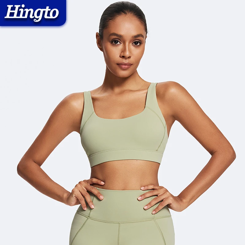 Exercise Crop Workout Bra for Women High Support Fitness Crisscross Sports Bra High Quality Gym Outfit Adjustable Sports Bra Top