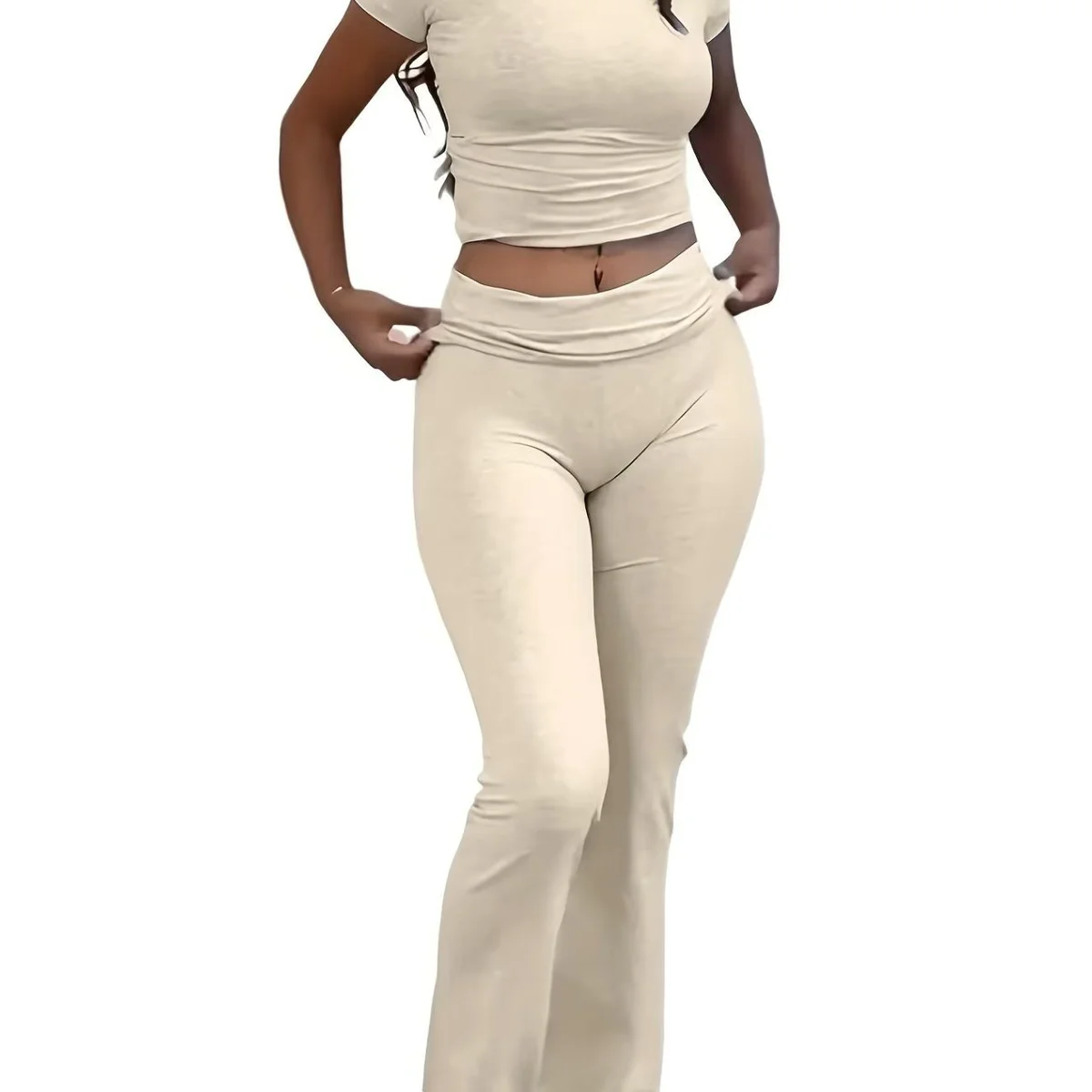 A221New Style Sporty and Casual Two-piece Set for Both Leisure and Exercise