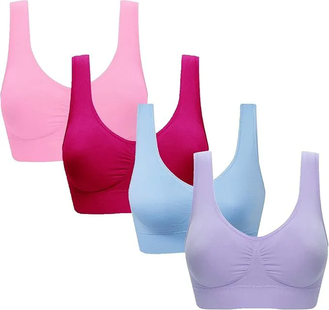 Premium Quality Ultra Comfortable Breathable Women Sports Bra Front Medium Support for Running Yoga Training Flexible Adult Use