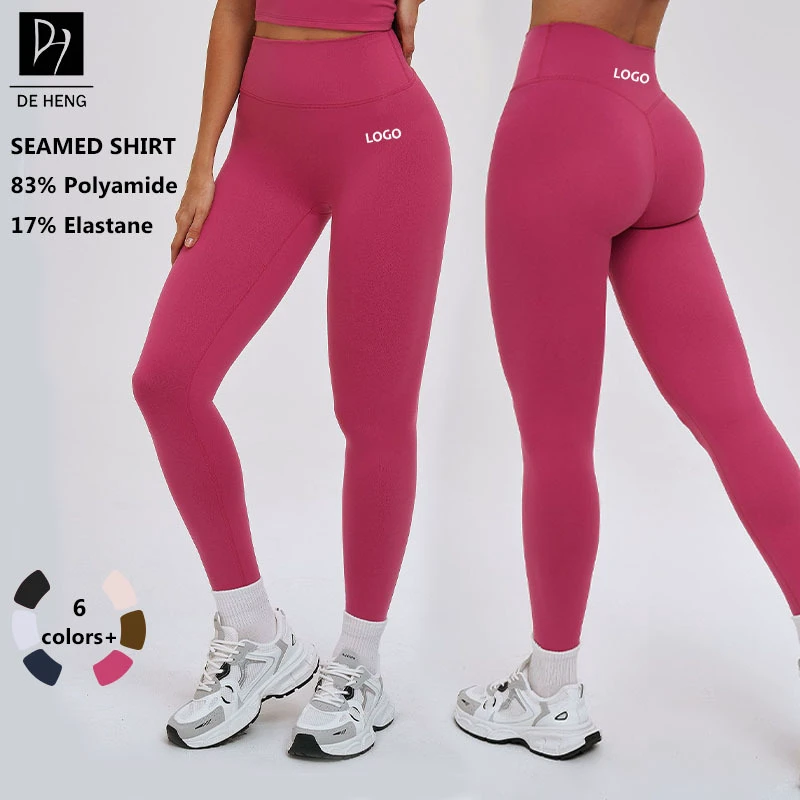 Wholesale High Waist Butt Lifting 4 Way Stretch Breathable Yoga Gym Tights Workout Leggings For Women