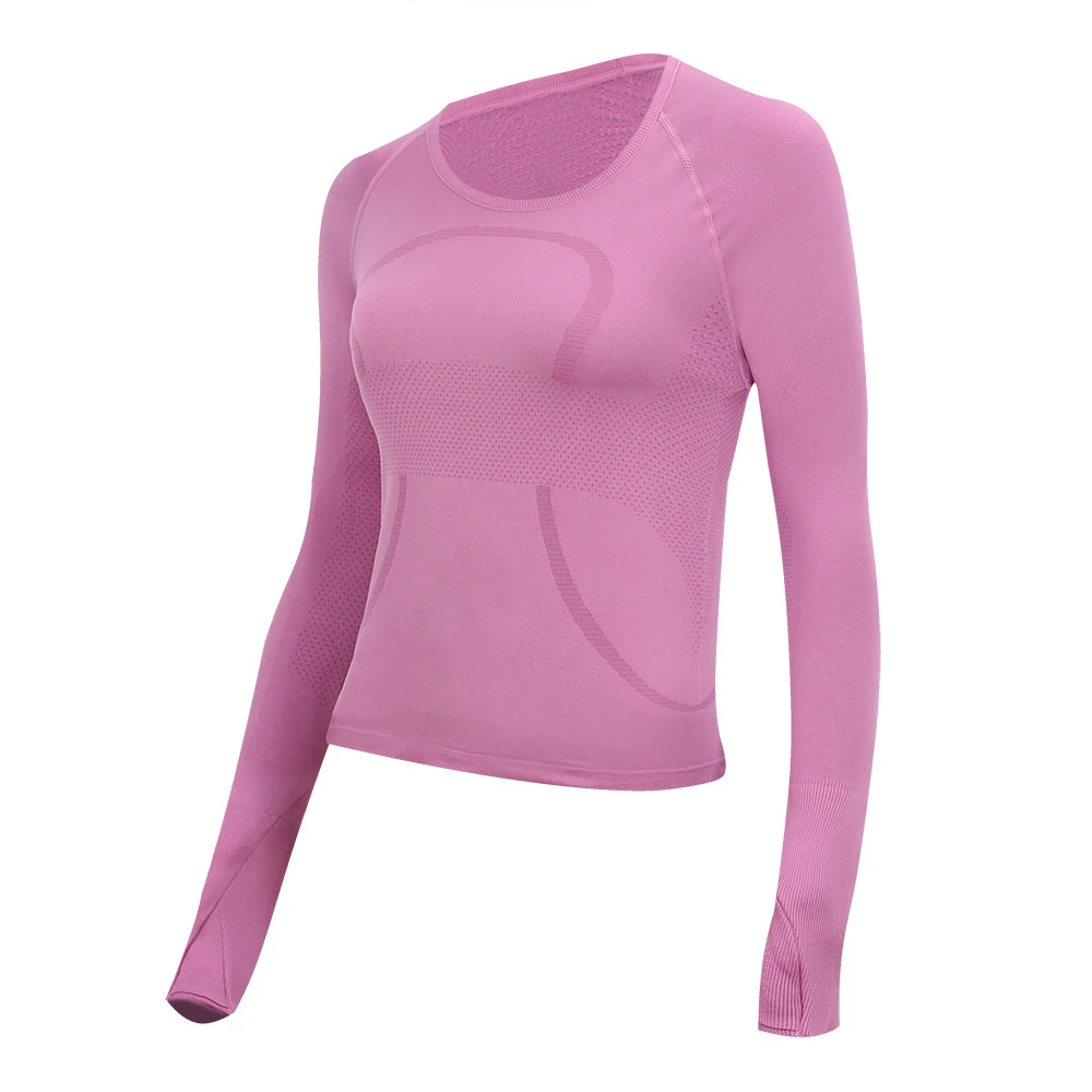 Customizable original design, same style, breathable long-sleeved, stretchy sports and fitness yoga clothes