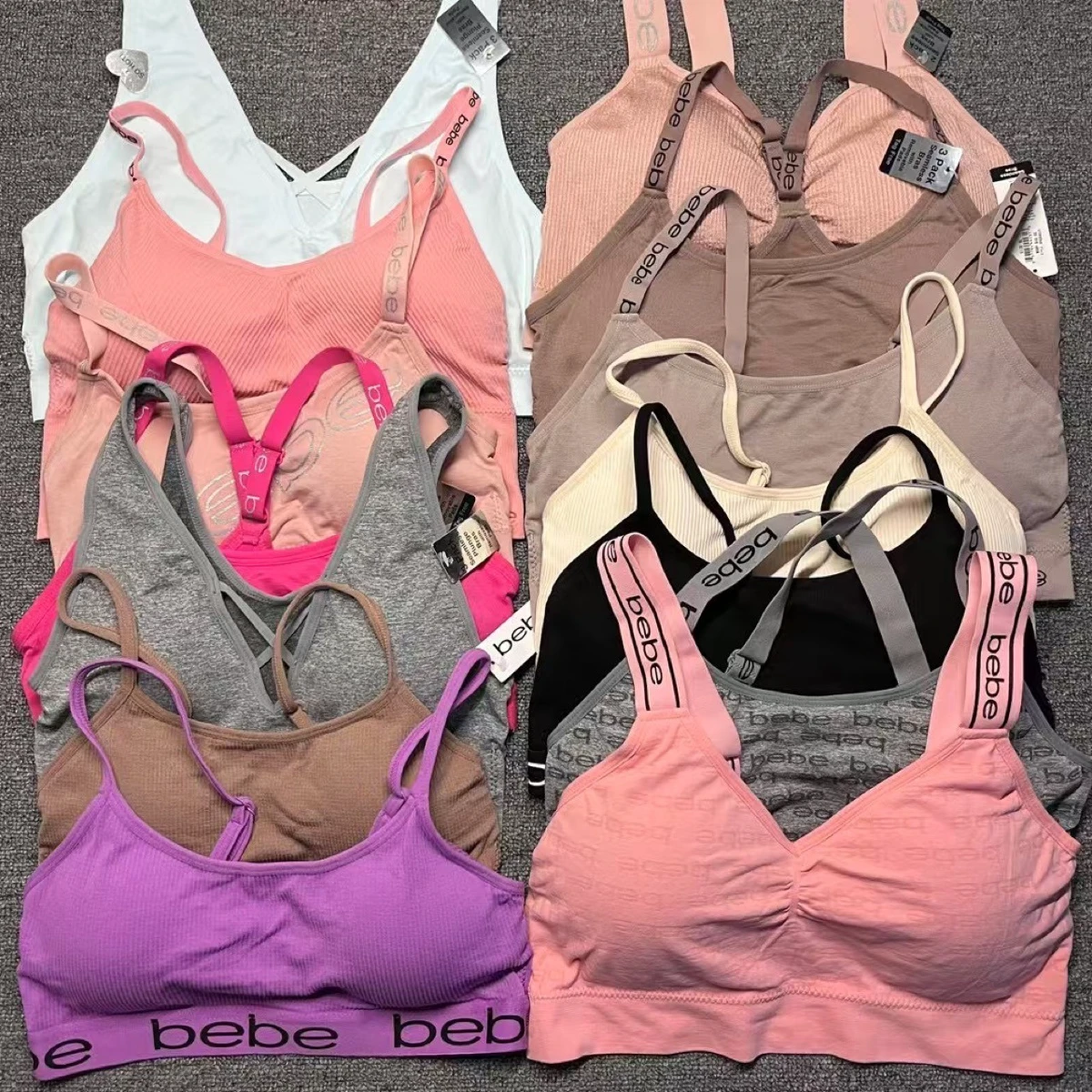 6649 New Seamless High Support Sports Beauty Back Bra Girl's Skin-Friendly Soft Comfortable Wireless Detachable Chest Pads