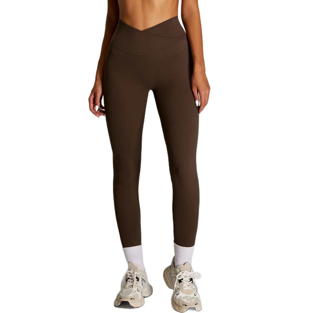 Slim Fit Running Legging Gym Activewear Women's V Shape Waist Yoga Pants Soft Lightweight Fitness Leggings Yoga Sport Pants