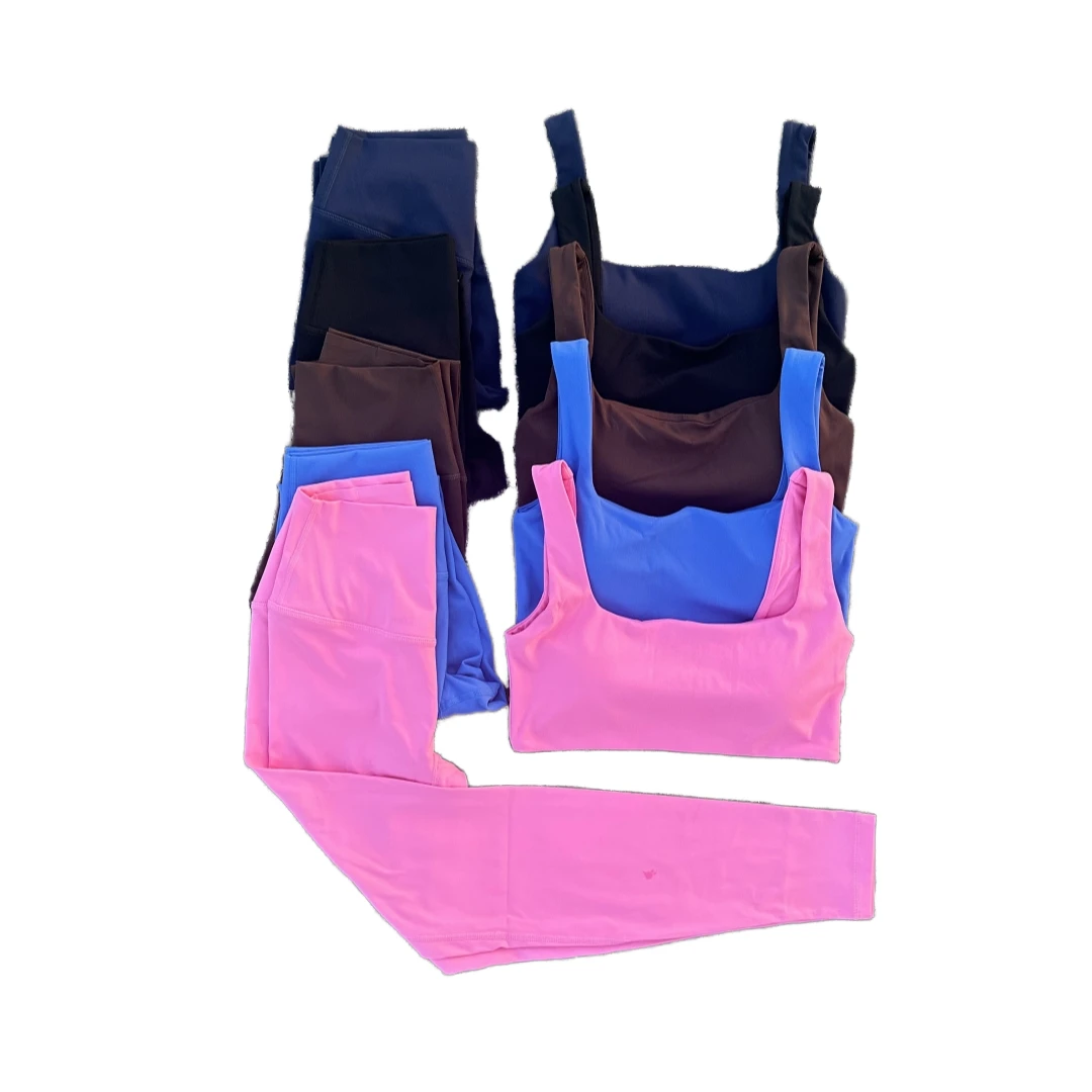 Solid Color Gym Yoga Set High Waist Legging Hollow Back Sports Bra Athletic Women 2 Piece Shorts Elastic Waist 220g Eco-Friendly