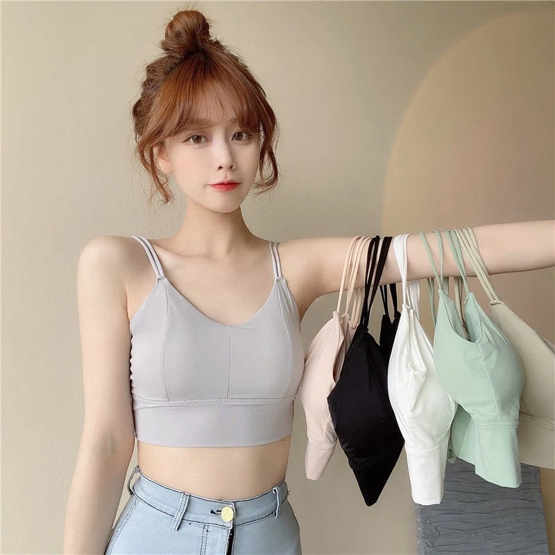 Wholesale Breathable Yoga Active Wear Sports Bra Unpadded Tight Supportive Women Workout High for Medium Support
