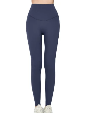 New Solid Elastic Waist Gym Sets for Women Quick Dry Sweat-Wicking Yoga Workout 2-Piece Spandex/Nylon Clothing