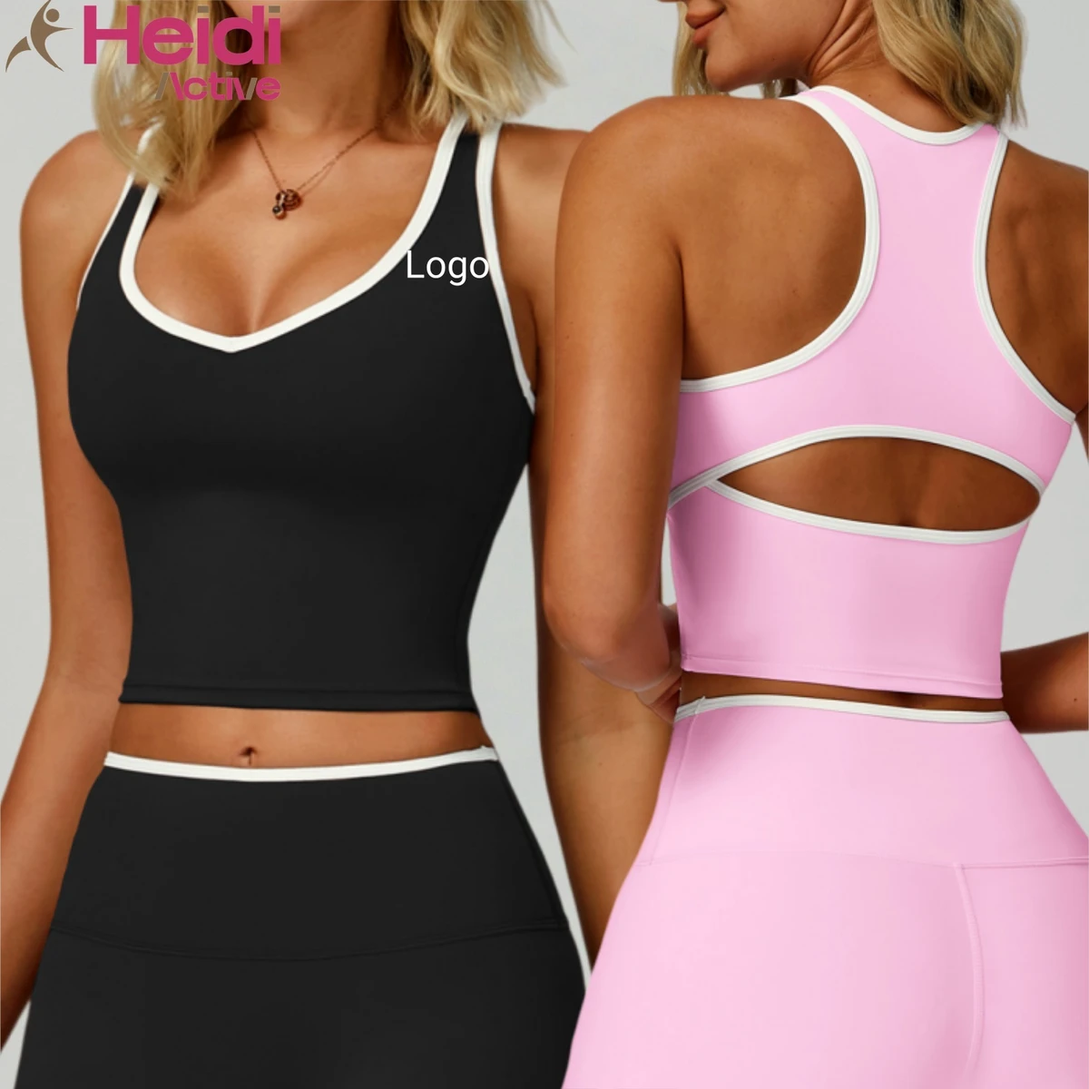High Quality Workout Clothes Sports Vest Breathable Quick Dry Spandex Slim Fit Sleeveless Top Hollow Yoga Tank Top