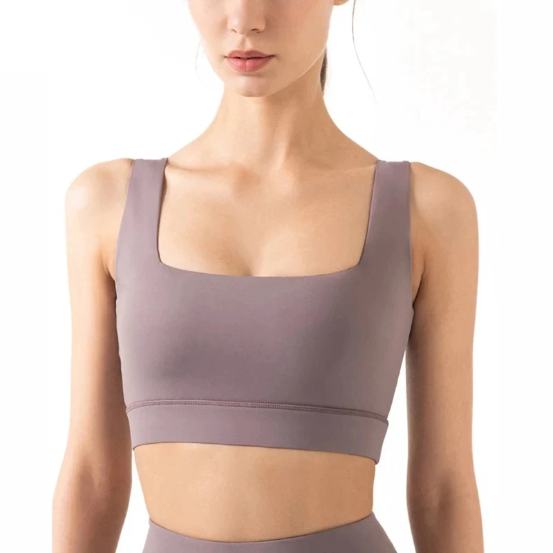 Women's Strap Back Front High Support Breathable Eco-Friendly Yoga Fitness Sports Bra Custom Push-Up Bra All Day Workout Pack