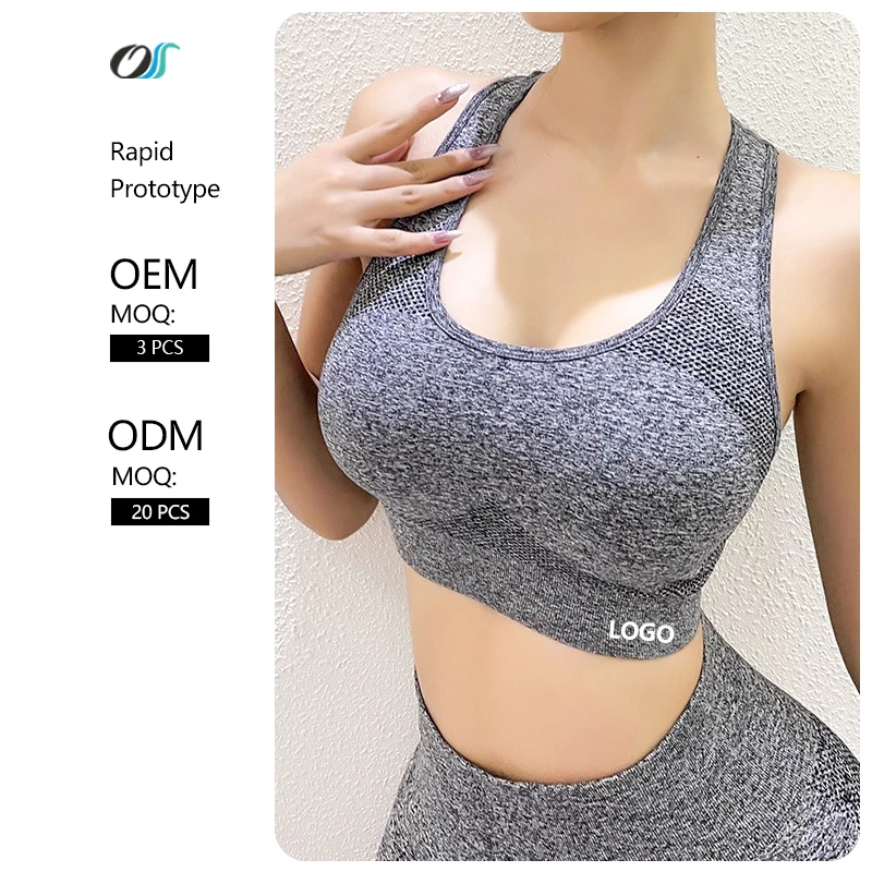 High Support Push-Up Sports Bra Shockproof Gym Wear Running Fitness Yoga Top for Women