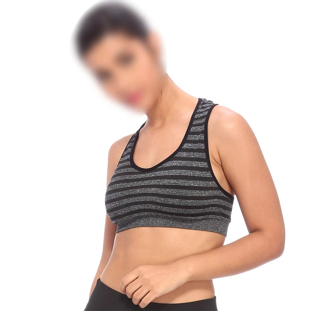 Adults High Support Strapless Workout Fitness Sports Bra Breathable Fast Dry Removable Pads Spandex/Polyester Customizable Sizes