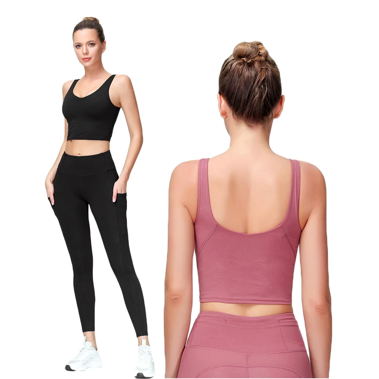 High Quality Designer Custom Fitness Yoga Top for Women Wear Gym Workout Sport Bra