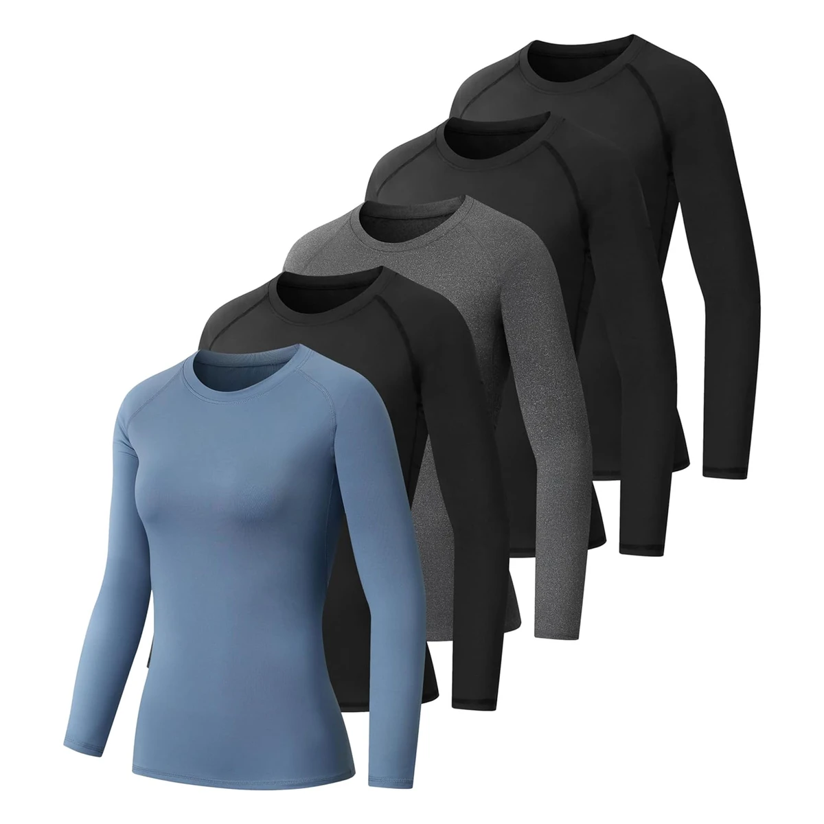 High Quality Women's Autumn Sports Yoga Tops Breathable Quick Dry Compression Mesh Decoration Eco-Friendly Printed Sweat-Wicking