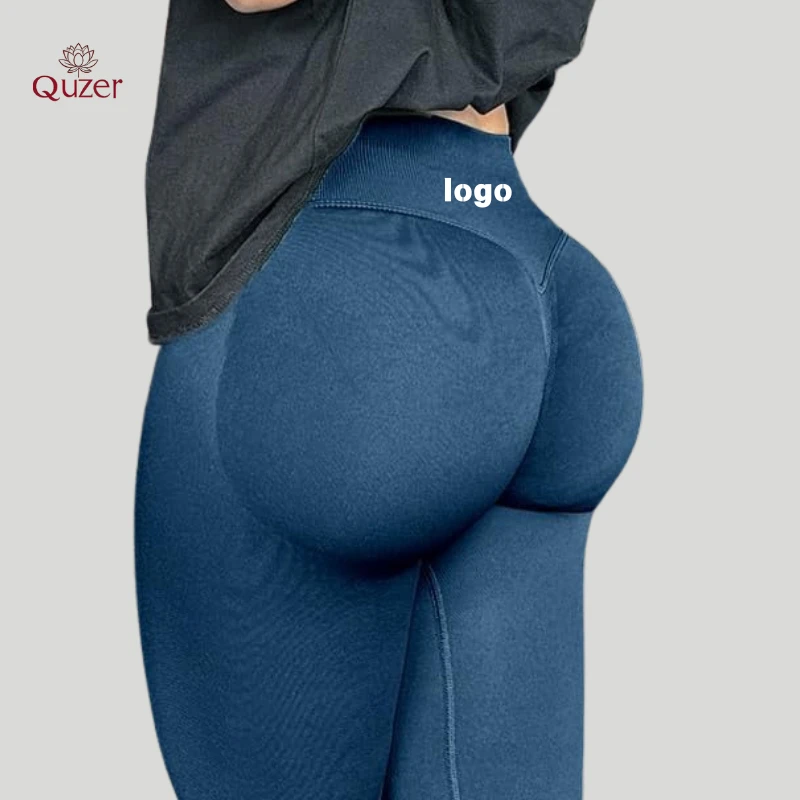 Apparel Stock Custom Women's Sportswear Push up Scrunch Butt Workout Legging Gym Fitness Pants Seamless Yoga Leggings for Women