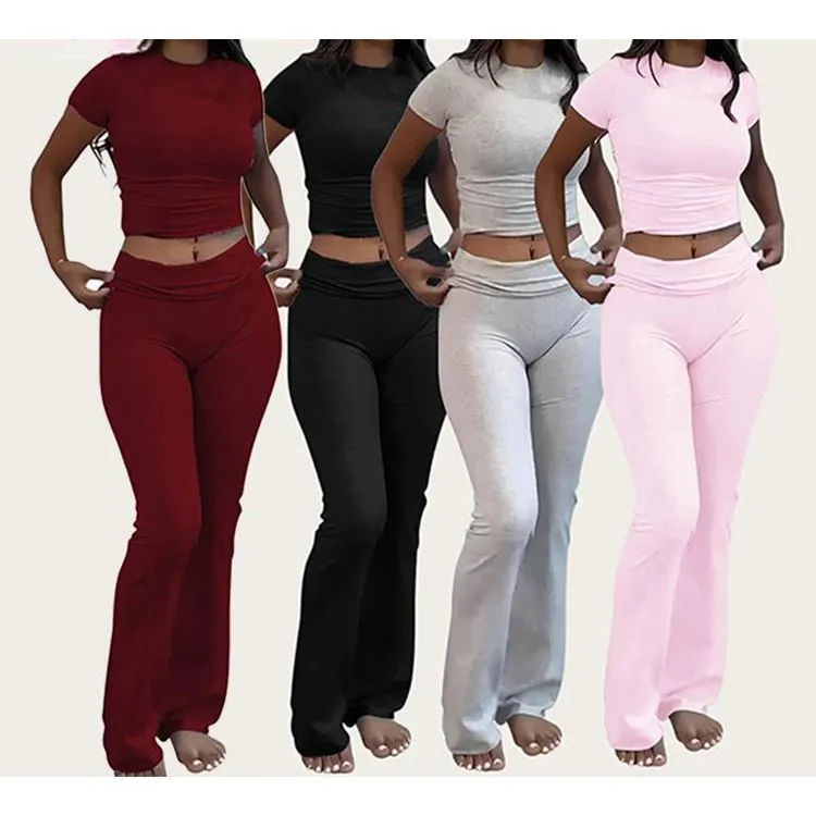 Autumn One-Shoulder Yoga Long-Sleeved Top Women's Crossover High-Waisted Pleated Fitness Flare Sports Set