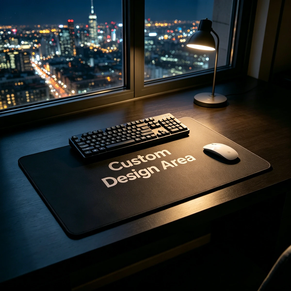 Wholesale Logo Heat Transfer Desk Mat Durable Lock Edge Non Slip Oversized Mouse Pad Used As Business Gift Accessories Goods