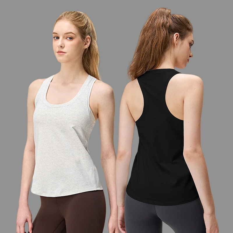 Wholesale Women's Yoga Tank Top Printed Quick-Dry Gym Sleeveless Cover up Running Breathable Regular Vest