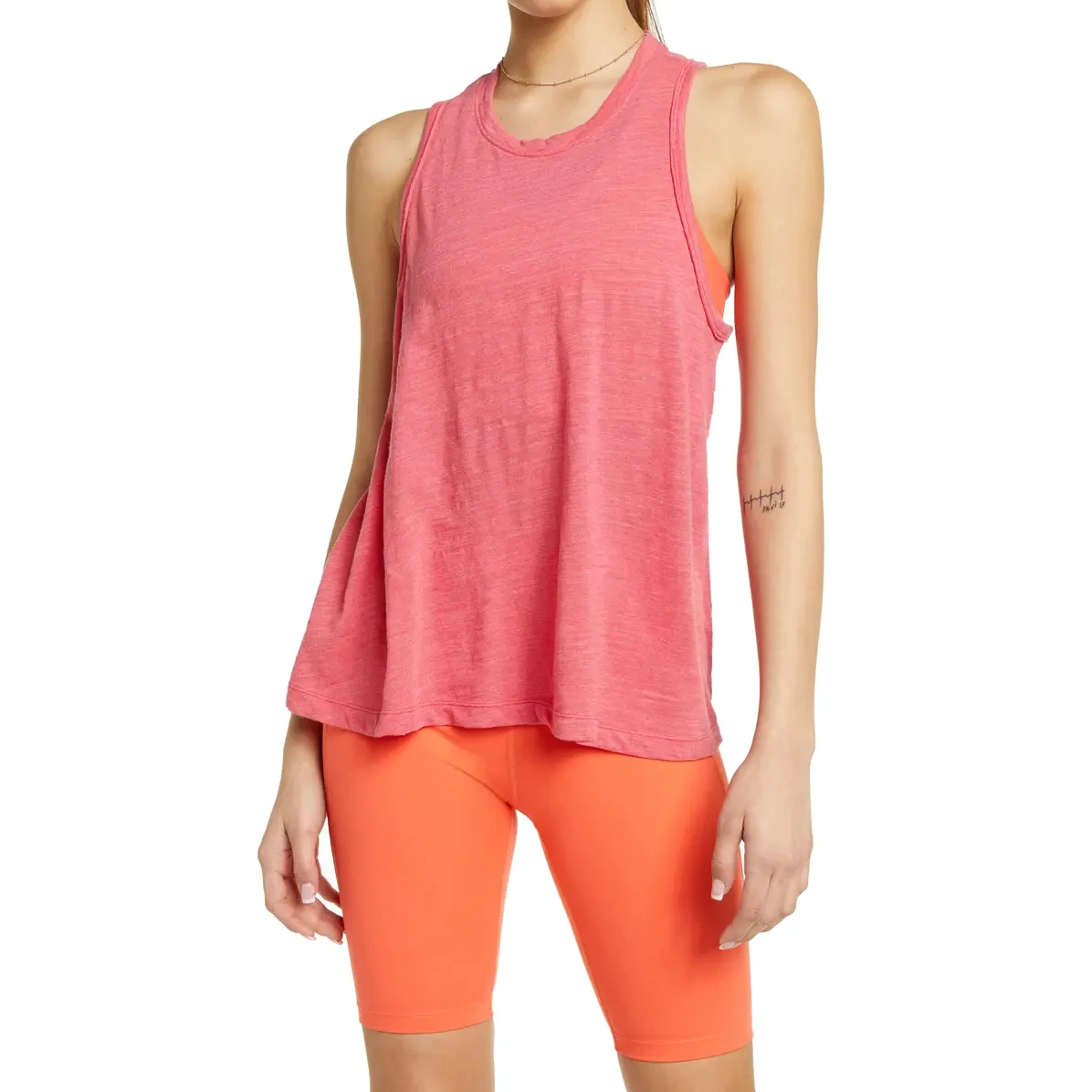 Women's Breathable Casual Gym Tank Top and Yoga Sports Clothing Quick Dry Jersey Loose Fit Front Logo 100% Cotton on Sale Now