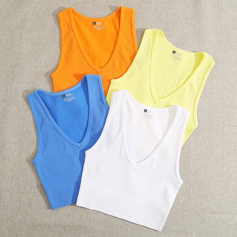 Sports Yoga O-Neck Short Top Spandex/Polyester Fitness Running Moisture Absorption Sweat Breathable Seamless Knitted Formal