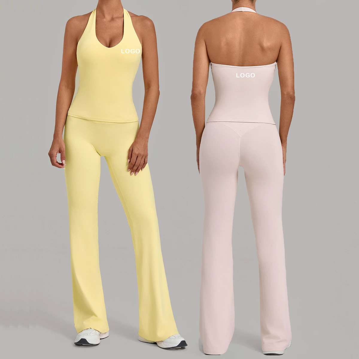 Women Sports Yoga Set 2 Piece High Waist Butt Lift Workout Outfits Breathable Quick Dry Sportswear Yoga Clothing