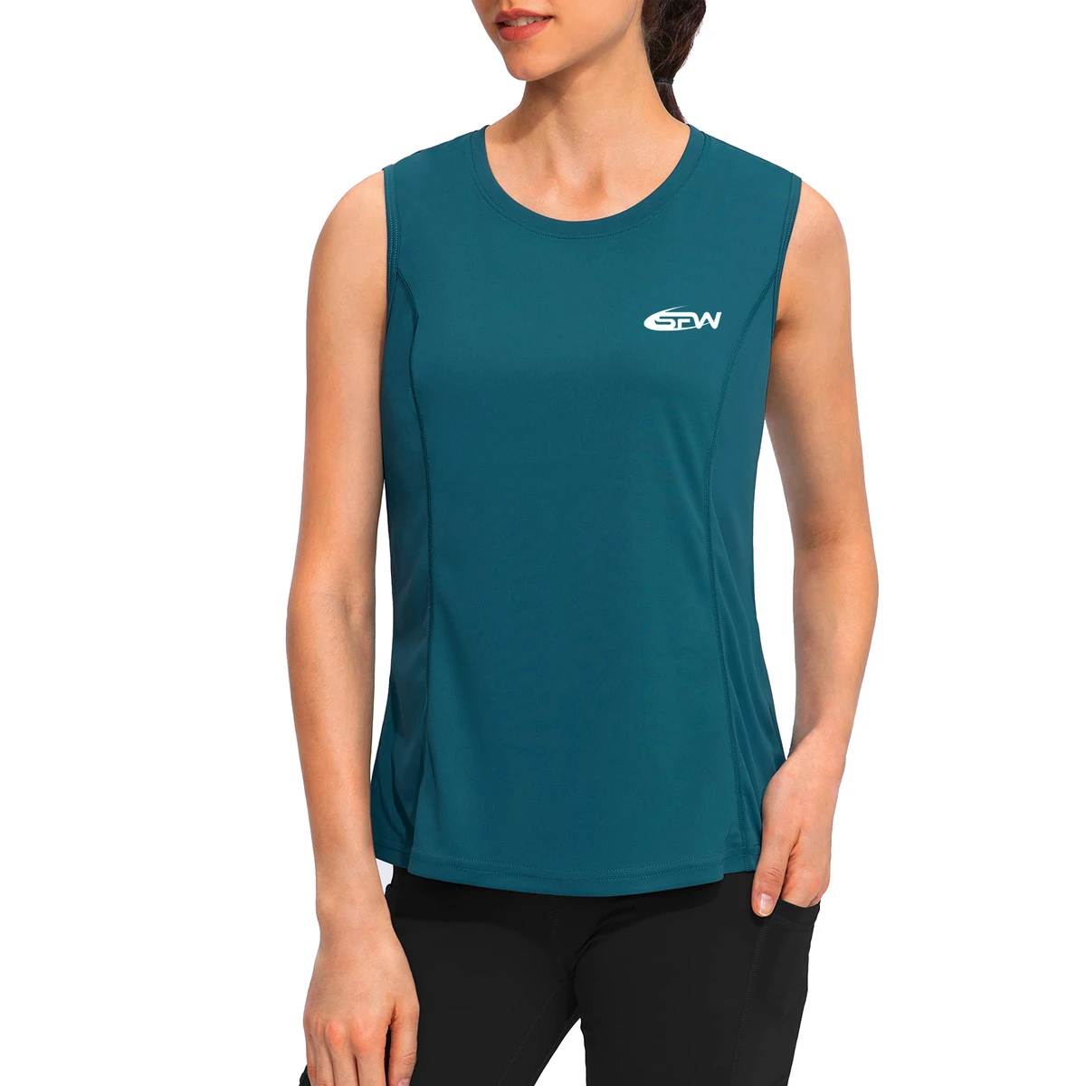 Fashion Round Neck Back Straps Sports Quick Drying Yoga Sports Shirts Wear Breathable Workout Tops for Lady Girls Women