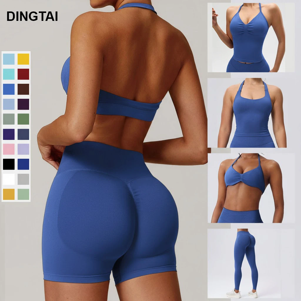 Custom Gym Wear Manufacturer OEM Activewear Set Supplier for Brand Private Label Seamless Yoga Clothing Factory
