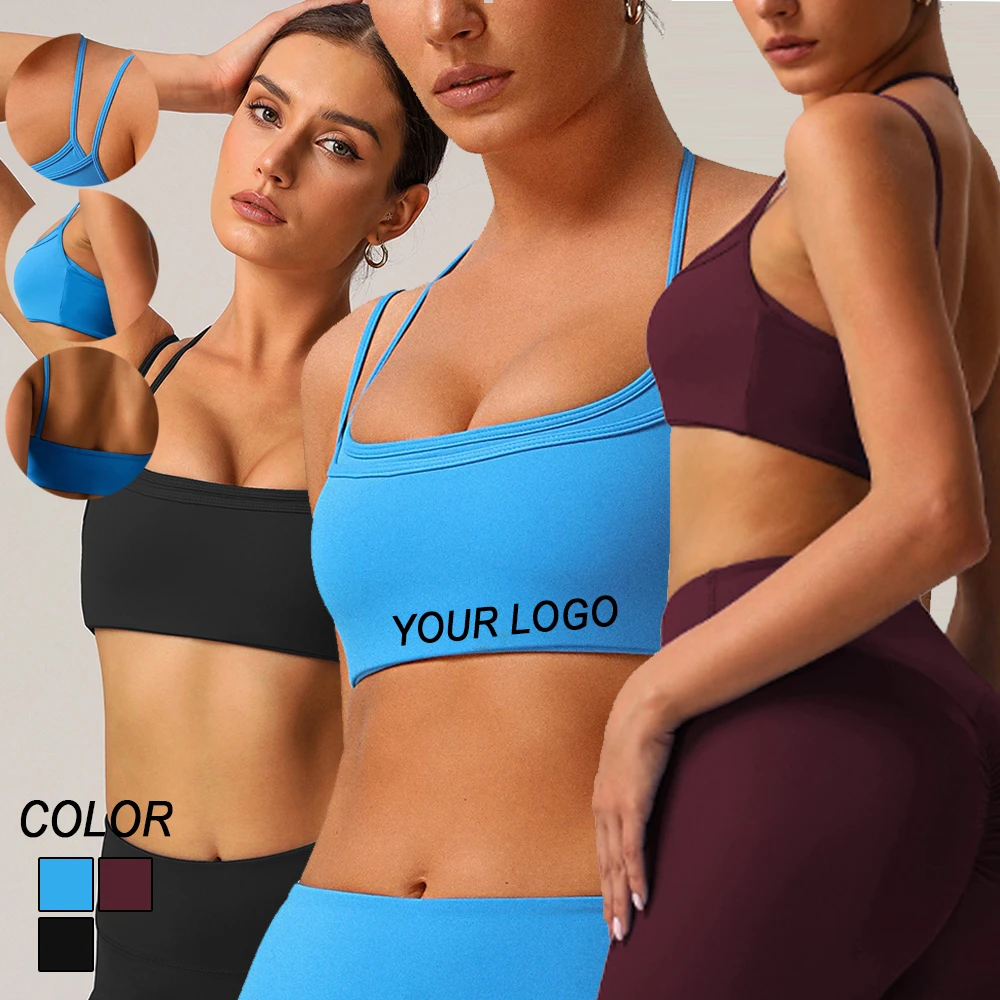 Custom Sportswear Yoga Gym Sports High Quality Workout Running Training Fitness Bra for Girl