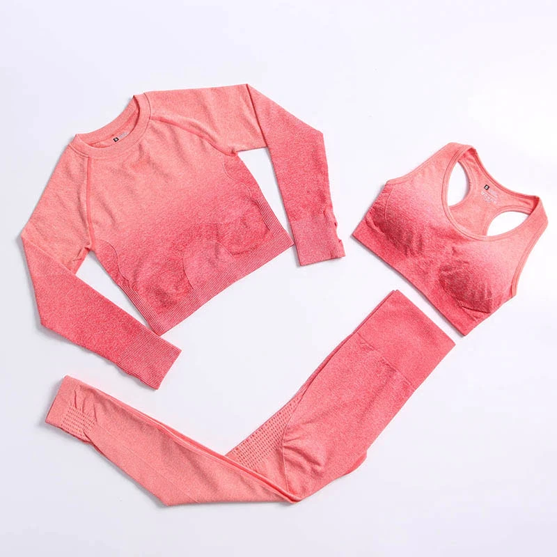 Custom Logo Sportswear Women High Waist Fitness Workout Clothing Two Piece Yoga Sets Bra And Leggings Yoga Sets Customized