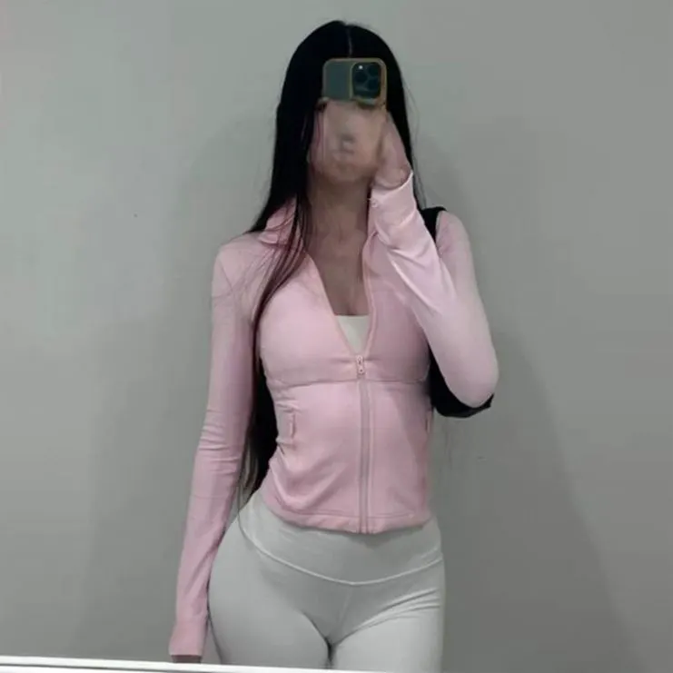 Running Fast Dry Fitness Half Zip Stretch Long Sleeve Top Yoga Clothes