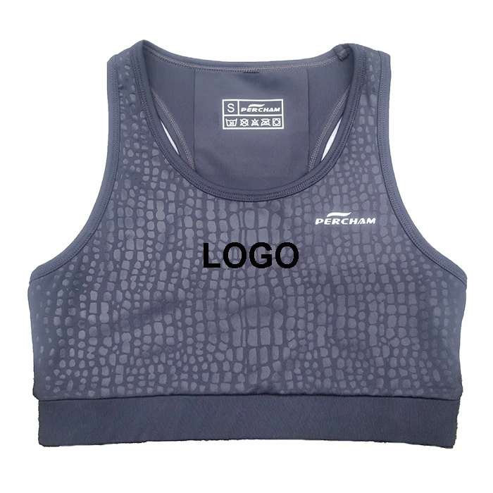 Women's High Elasticity Sleeveless Yoga Sports Bra Lightweight Breathable and Quick Drying Top for Yoga Training