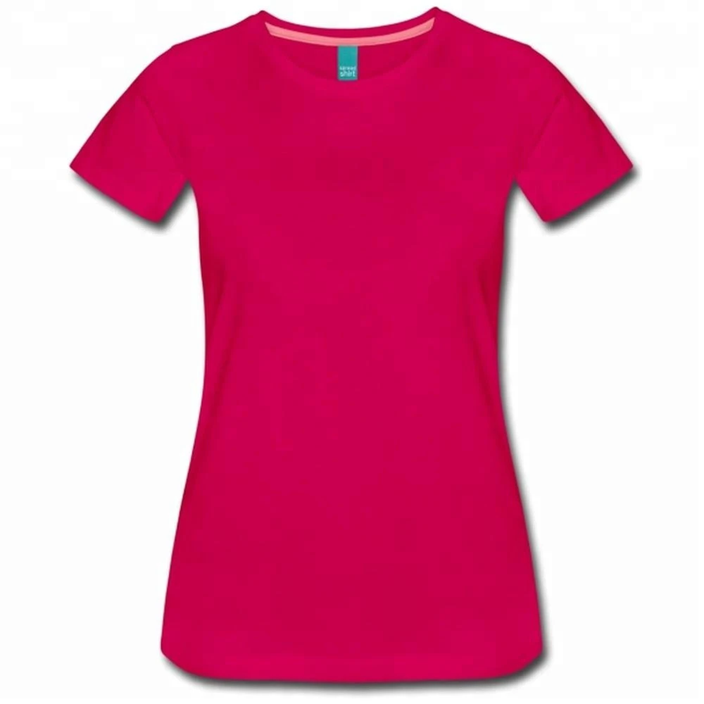 Women's Plus Size Formal Plain Short Sleeve Digital Printed Cotton Spandex Blend T-Shirts for Adults