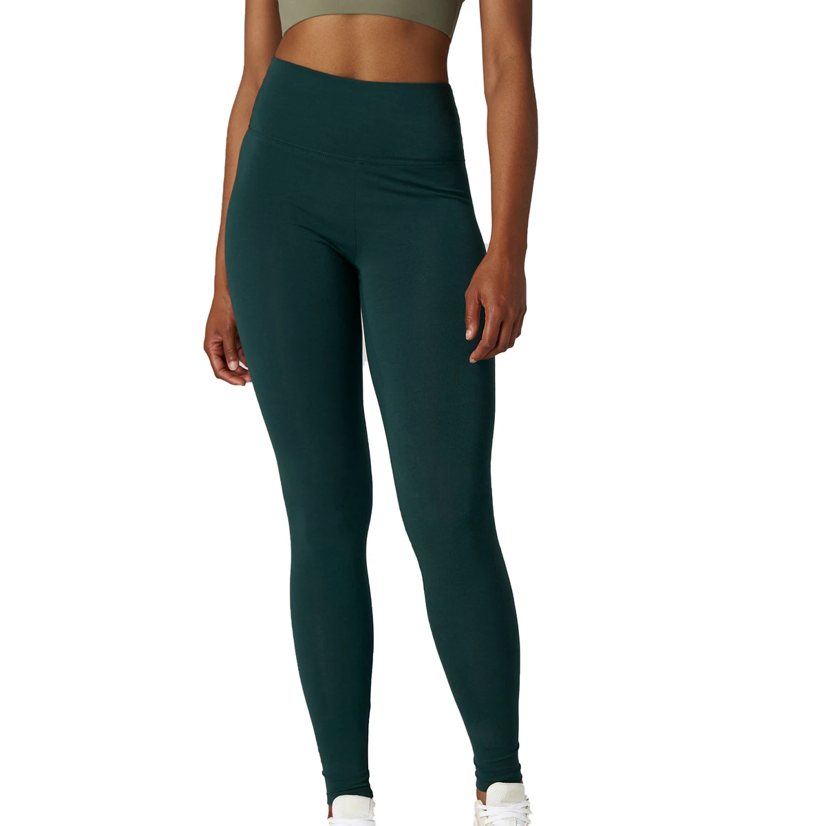 Top Selling High Quality Yoga Leggings with Foldable Waistband Breathable leggings with Soft Stretch Fabric Full Length tights