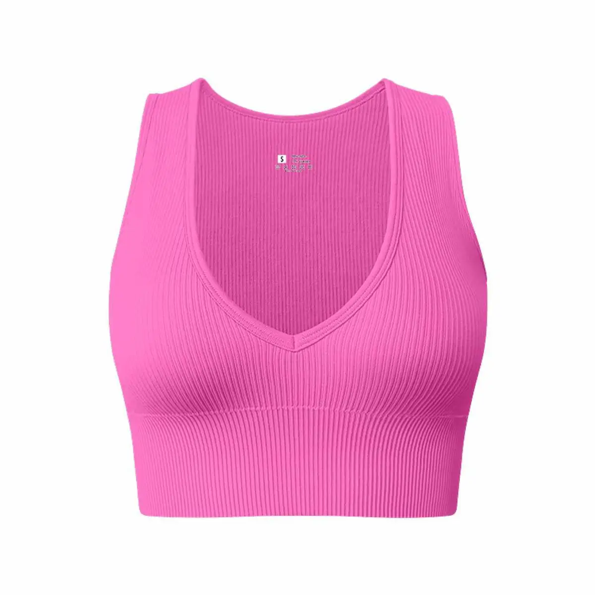 Wholesale Sexy Deep V Seamless Ribbed Vest Style Yoga Tops High Quality Lightweight Breathable Plus Size Clothing womens clothing