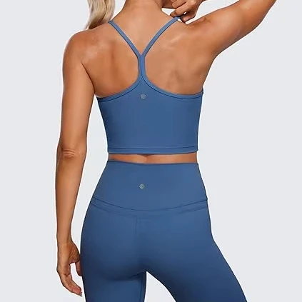 Support Sample Tie Dyed Sports Workout Polyester Nylon Padding Women's Yoga Top