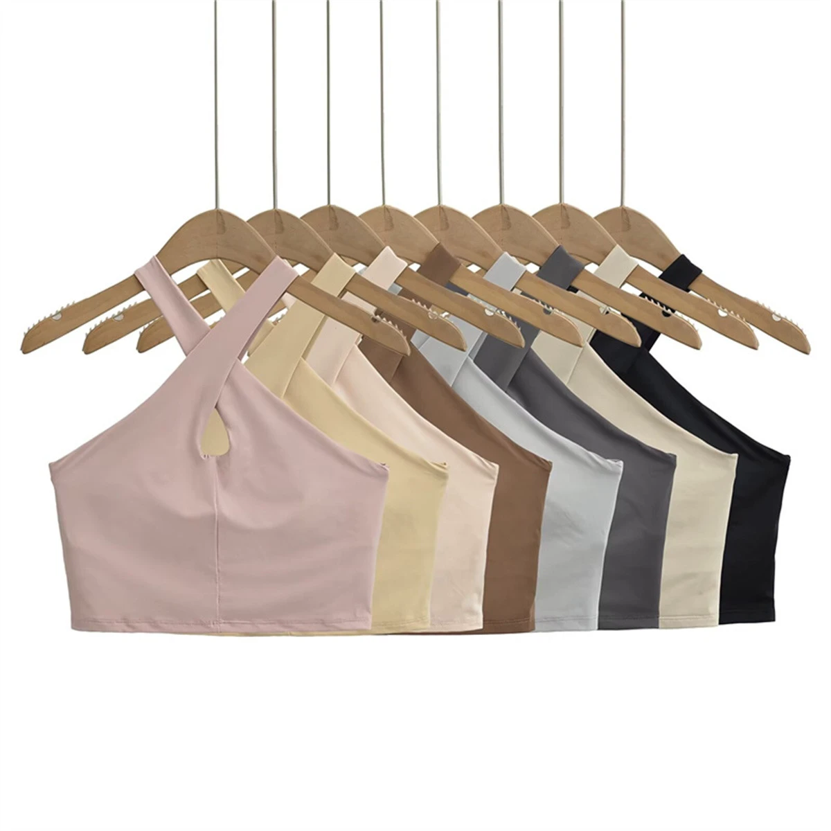 Wholesale Yoga Tank Tops Sexy Cross Halter Shockproof Sports Vest Removable Pads Gym Fitness Crop Tops Women Yoga Tank Top