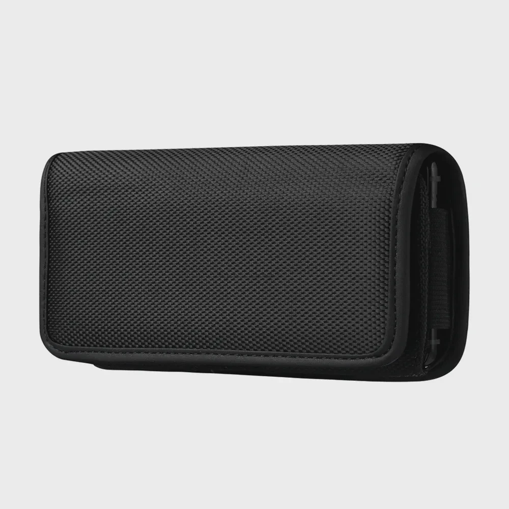 Universal Phone Belt Clip Waist Bag For iPhone 16 15 14 Pro Max Samsung Huawei Xiaomi Oxford Cloth Nylon Horizontal Holster Case